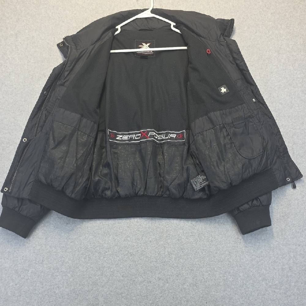 ZeroXposur Black Puffer Jacket Insulated Zip Coat Men’s L - Picture 10 of 11